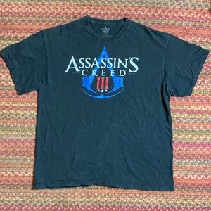 RETRO ASSASSINS CREED III VIDEO GAME GRAPHIC TEE